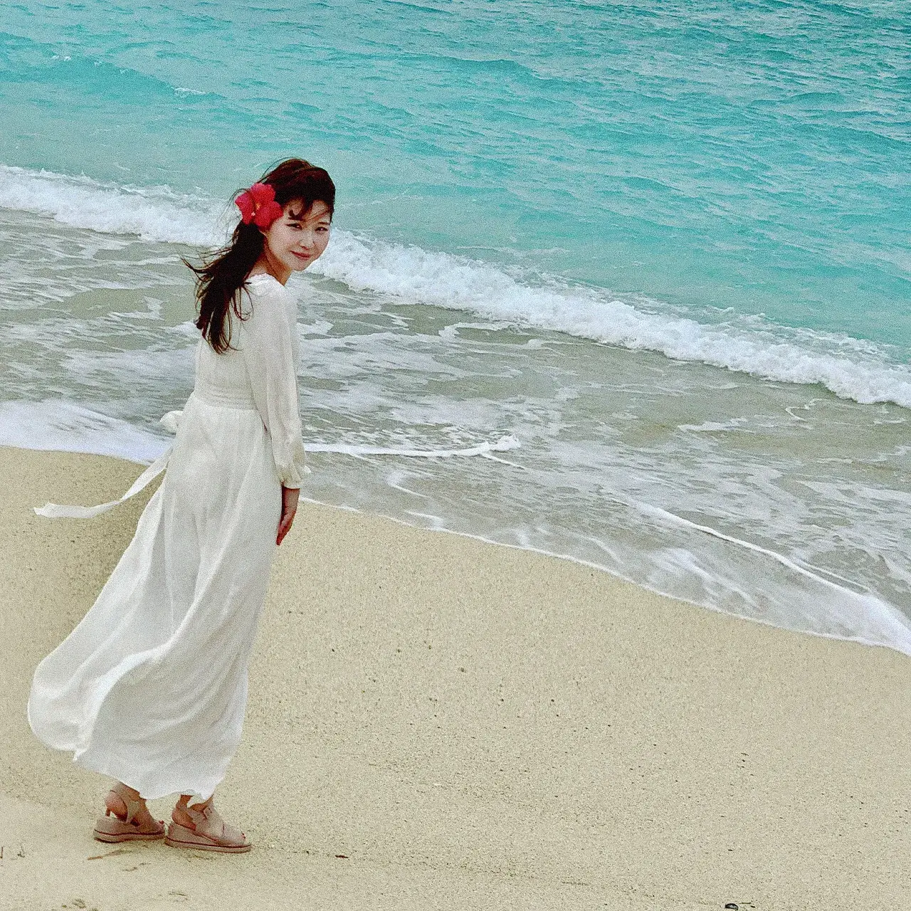 万座ビーチ　沖縄　日本